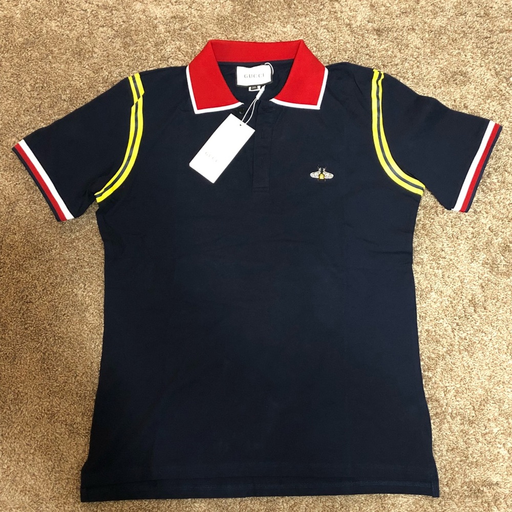 New Gucci cotton polo shirt